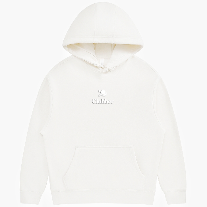 Padel Clubber Hoodie: White