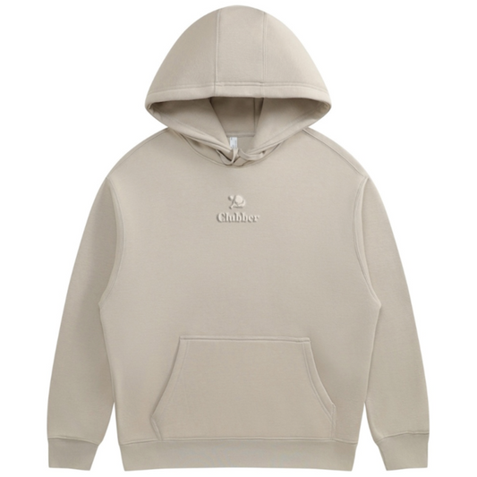 Padel Clubber Hoodie: Beige
