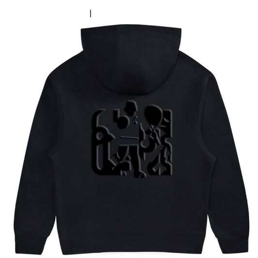 Padel Clubber Hoodie: Black