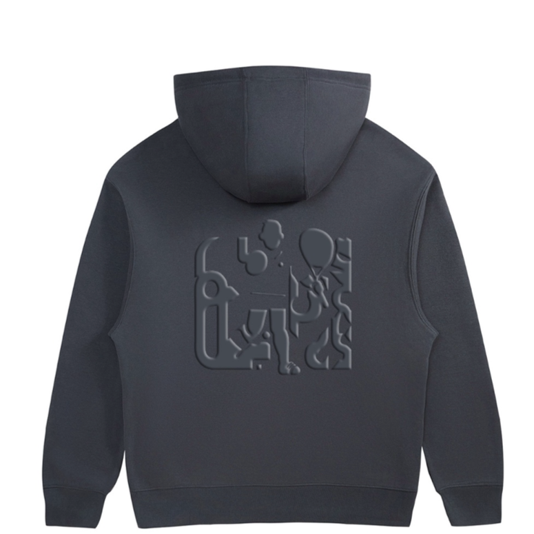 Padel Clubber Hoodie: Charcoal Grey