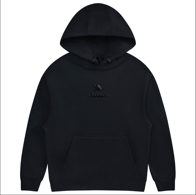 Padel Clubber Hoodie: Black