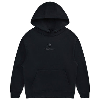 Padel Clubber Hoodie: Black & Grey